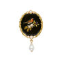 Robin miniature brooch by Fable England